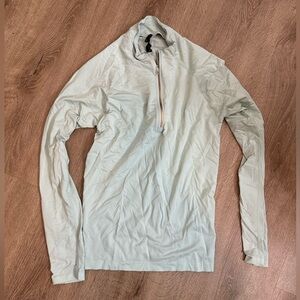 Lululemon Athletica Mint Quarter-Zip Pullover